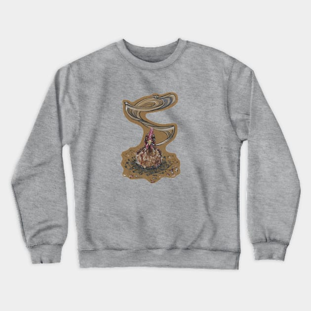 Smokin' Scrappy Crewneck Sweatshirt by ardenellennixon